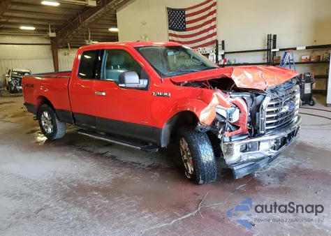 2017 Ford F150 Super Cab из США, поврежденный, VIN 1FTEX1EP5HKD51998